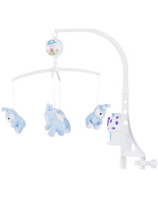 Carusel muzical pentru patut Chipolino Blue rabbits