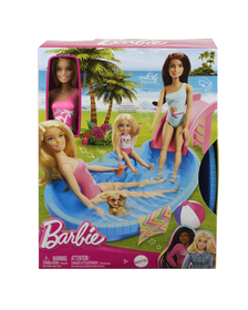 BARBIE SET PAPUSA BARBIE BLONDA SI PISCINA