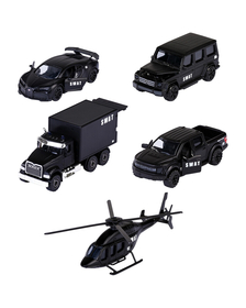 Set Majorette SWAT cu 5 vehicule