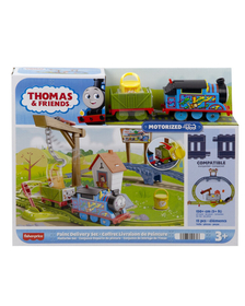 THOMAS SET DE JOACA CU LOCOMOTIVA MOTORIZATA THOMAS LIVREAZA VOPSEAUA