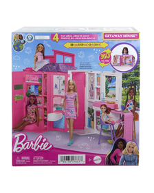 BARBIE CASA DE PAPUSI BARBIE CU 4 ZONE PLIABILA