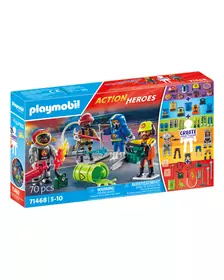 Playmobil-CREEAZA PROPRIA FIGURINA ECHIPA DE POMPIERI