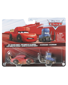 CARS3 SET 2 MASINUTE METALICE CAVE FULGER MCQUEEN SI PITSTOPOSAURUS