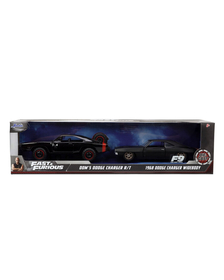 JADA FAST AND FURIOUS SET MASINUTE METALICE DODGE CHARGER RT SI DODGE CHARGER WIDEBODY SCARA 1:32