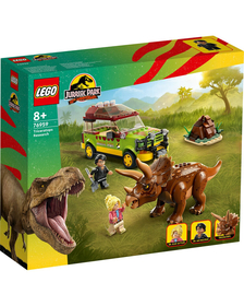 LEGO JURRASIC WORLD CERCETAREA DINOZAURULUI TRICERATOPS 76959