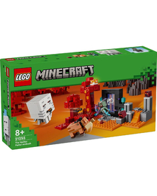 LEGO MINECRAFT AMBUSCADA IN PORTALUL NETHER 21255