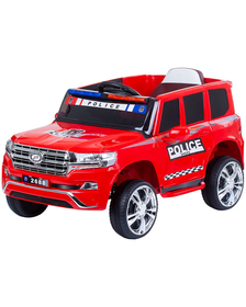 Masinuta electrica Chipolino SUV Police Patrol cu scaun din piele red