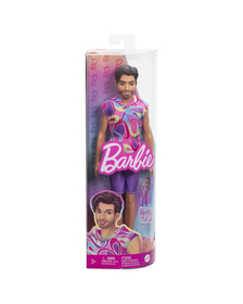 BARBIE PAPUSA BAIAT FASHIONISTAS BRUNET CU BARBA SI TRICOU CU GLUGA