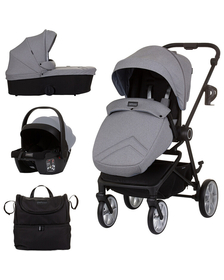 Carucior Chipolino Linea 3 in 1 ash grey