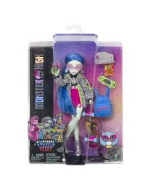 MONSTER HIGH PAPUSA GHOULIA YELPS CU ANIMALUT SI ACCESORII