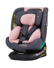 Scaun auto Chipolino Supreme I-Size 40-150 cm cu sistem Isofix flamingo