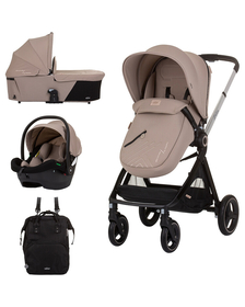 Carucior Chipolino Elite 3 in 1 macadamia