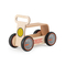 Jucarie din lemn 3 in 1 Ambulanta DriveMe Wood: masinuta ride-on, premergator si carucior de jucarii MamaToyz