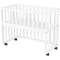 Patut copii din lemn co-sleeper Hubners Matei 94x46 cm alb