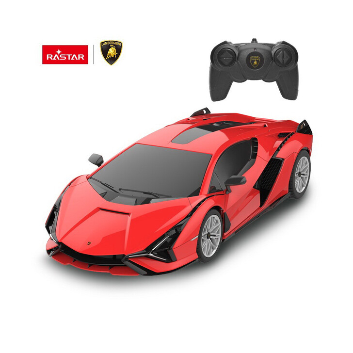 MASINA CU TELECOMANDA LAMBORGHINI SIAN ROSU CU SCARA 1 LA 24