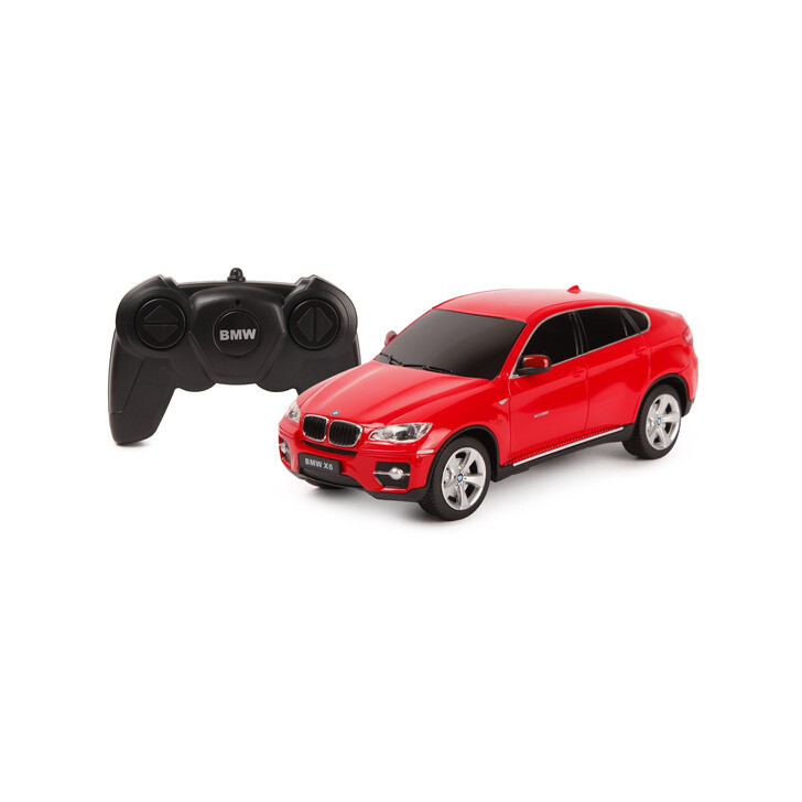 MASINA CU TELECOMANDA BMW X6 ROSU CU SCARA 1 LA 24