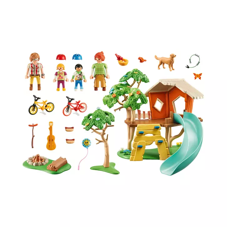 Casa din copac cu tobogan - Playmobil Family Fun