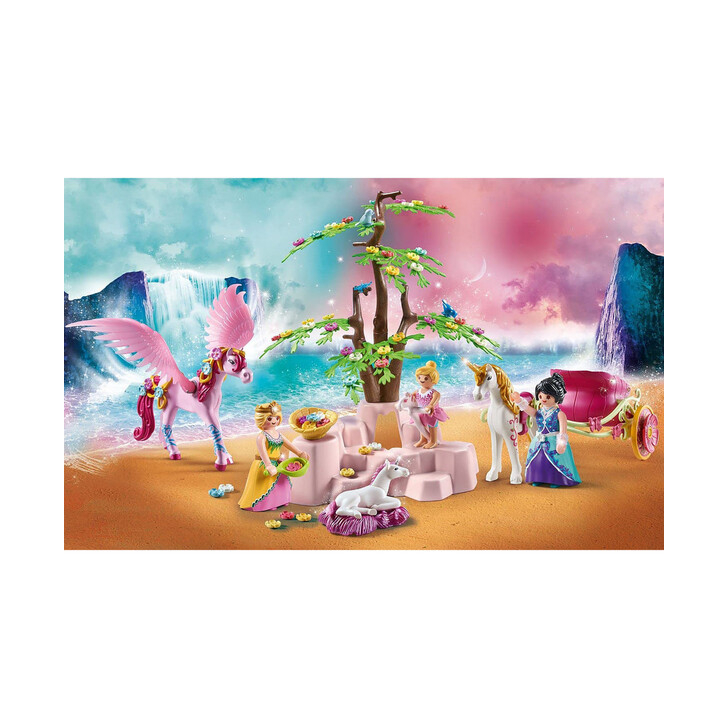 Trasura Unicorn si Pegasus - Playmobil Magic
