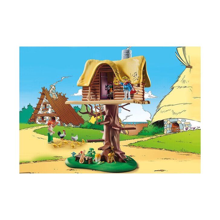 Cacofonix Si Casa In Copac - Playmobil - Asterix si Obelix