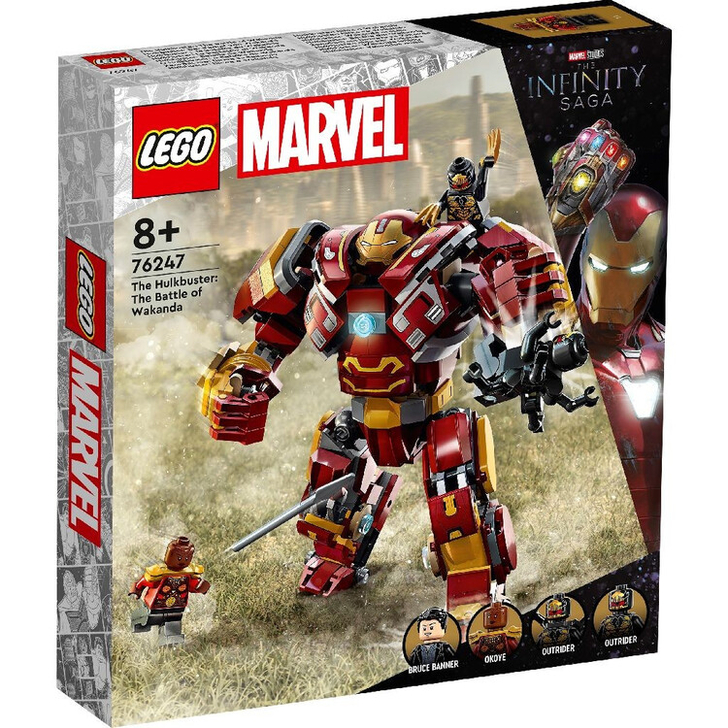 Set de construit - Lego Super Heroes Hulkbuster, Batalia din Wakanda  76247