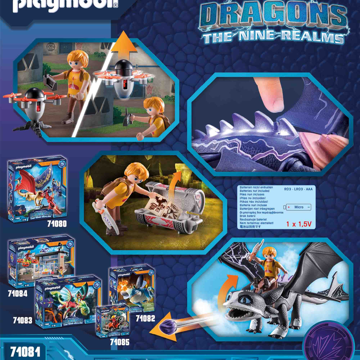 Playmobil - Dragons: Thunder & Tom