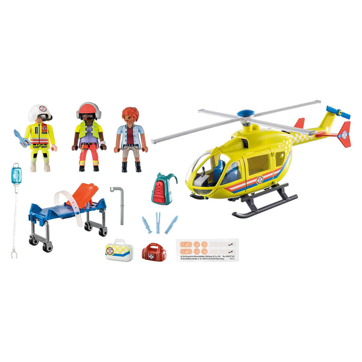 Playmobil - Elicopter Galben De Salvare