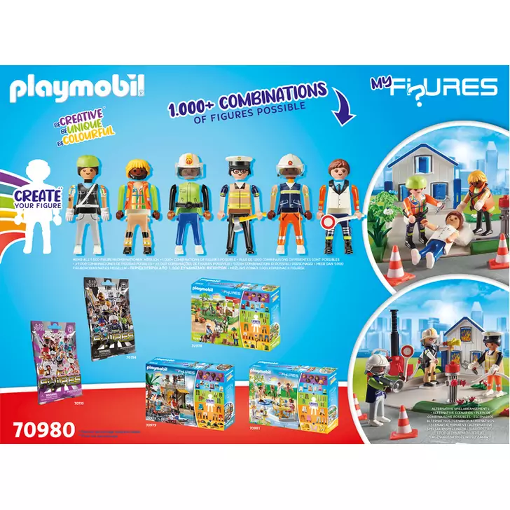 Playmobil - Creeaza Propria Figurina - Misiunea De Salvare