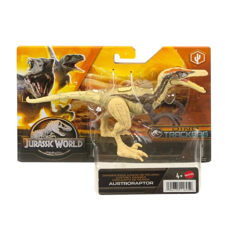 JURASSIC WORLD DINO TRACKERS DANGER PACK DINOZAUR AUSTRORAPTOR