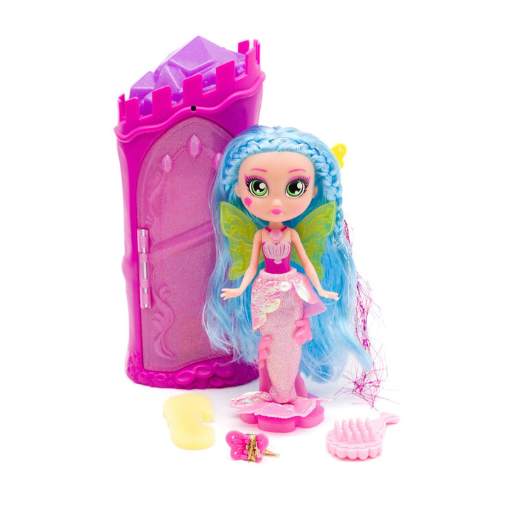 Bright Fairy Friends - Set de joaca cu sirena, castel si accesorii