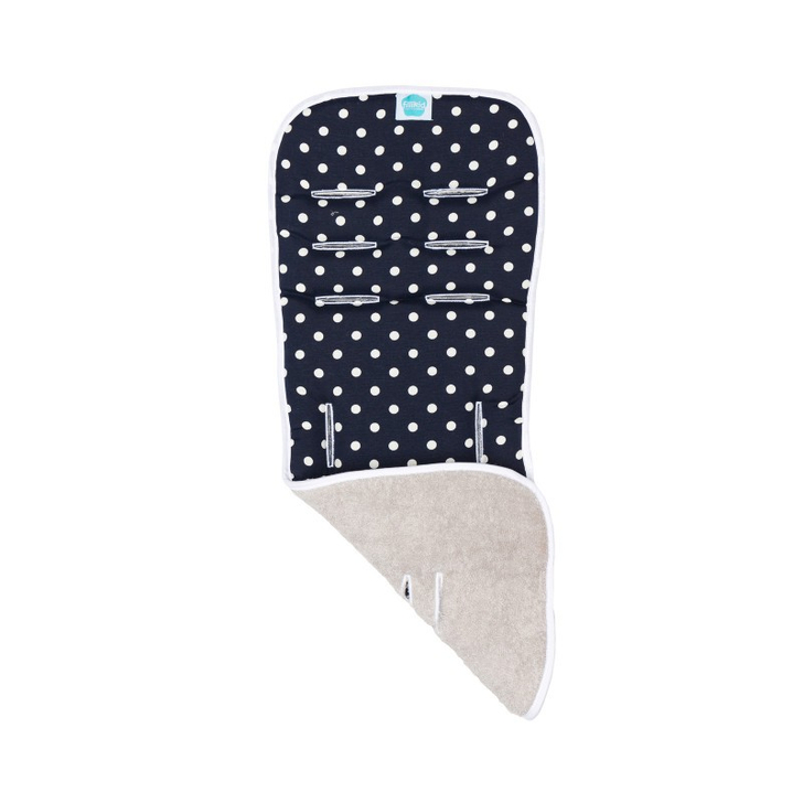 Perna cu memorie pentru carucior Navy dots Fillikid