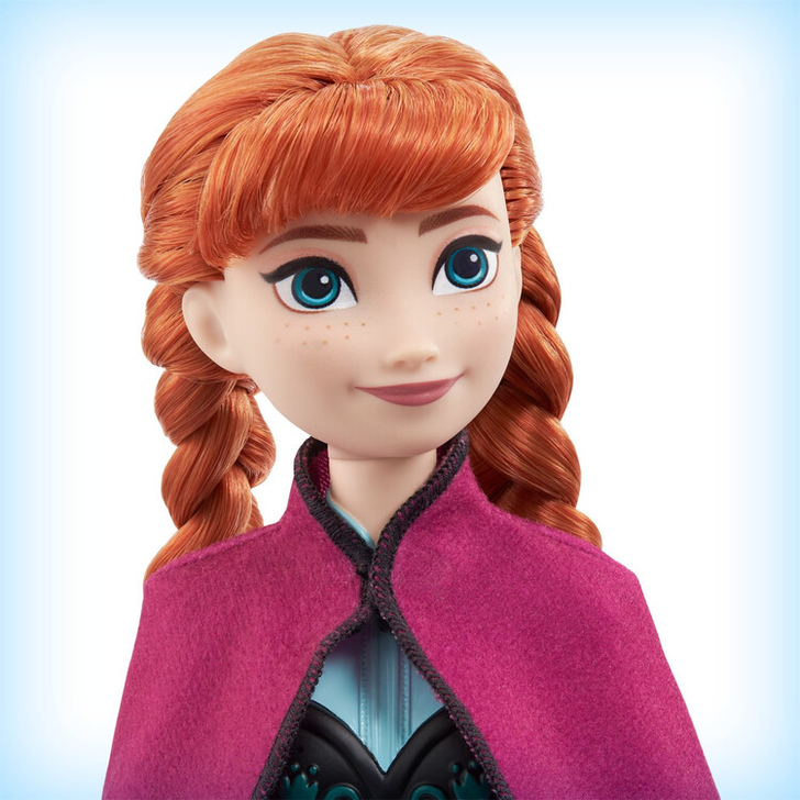 PAPUSA DISNEY FROZEN ANNA CU CODITE