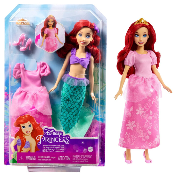 DISNEY PRINCESS PAPUSA ARIEL 2IN1