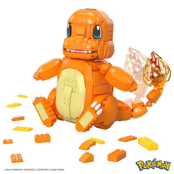 POKEMON MEGA CONSTRUX JUMBO CHARMANDER SALAMECHE