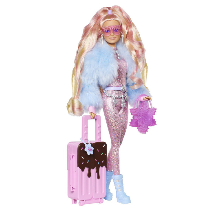 BARBIE EXTRA FLY PAPUSA BARBIE BLONDA LA MUNTE