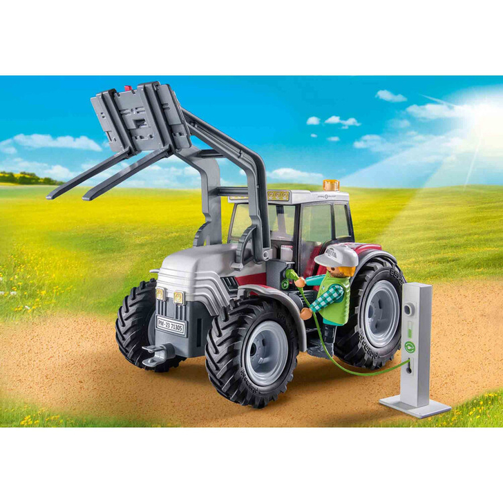 PLAYMOBIL - TRACTOR MARE CU ACCESORII