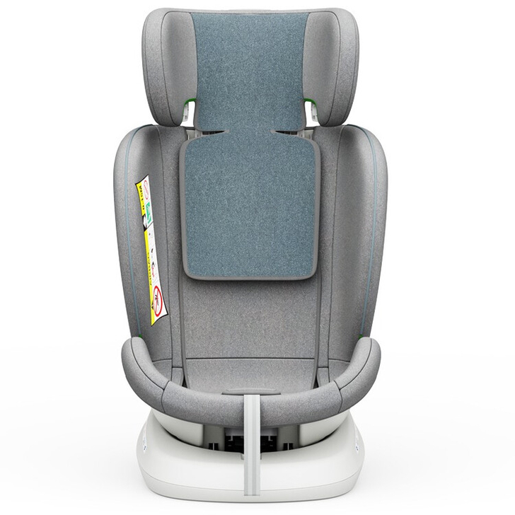 Scaun Auto Tweety Plus DELUXE BUF BOOF iSIZE LightBlue cu Isofix rotativ 360 grade 40-150 cm