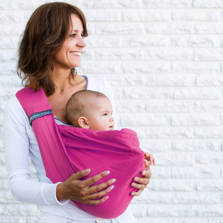 Sling bebe 4 in 1 Minimonkey Pink