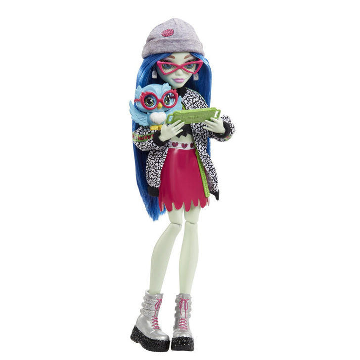 MONSTER HIGH PAPUSA GHOULIA YELPS CU ANIMALUT SI ACCESORII